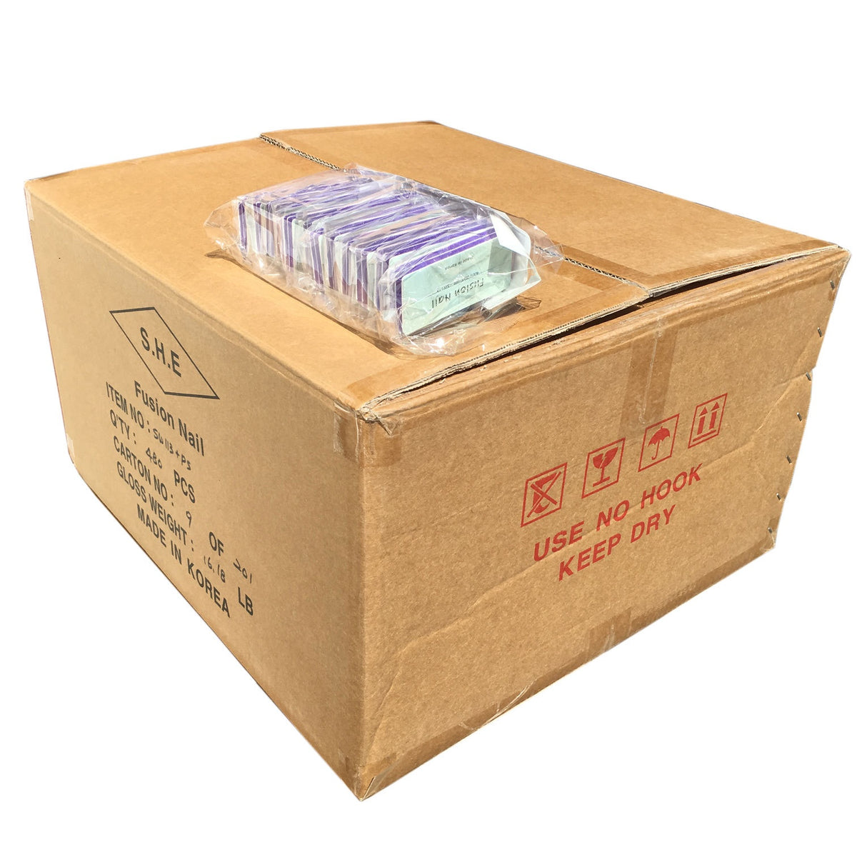Fusion Nail shine buffer (DIVIDE 5) Case 600 pcs #4629C