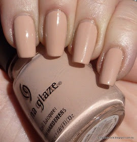 China Glaze Nail Lacquer Great Barrier Beige 0.5oz #849244