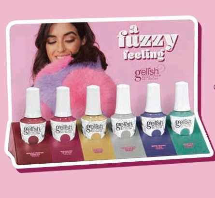 Gelish Gel A Fuzzy Feeling 6PC Display #1130092