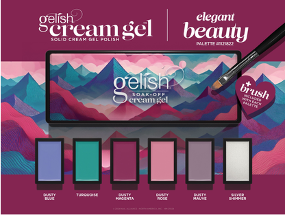 Gelish Cream Gel 6pc Palette - Elegant Beauty #1121822