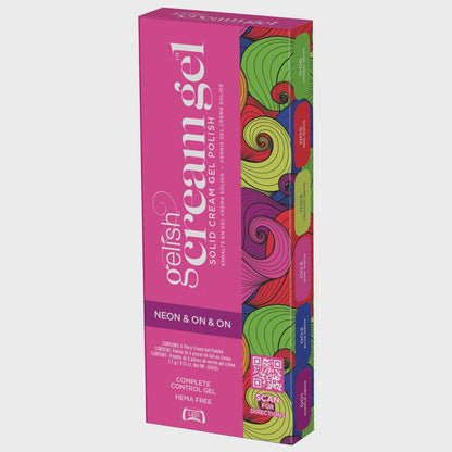 Gelish Cream Gel 6pc Palette Neon & On & On #1121805