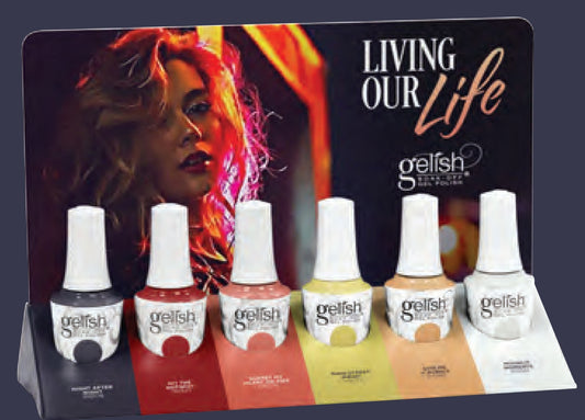 Harmony Gelish Soak Off Gel Living Our Life 6PC Collection #1130105