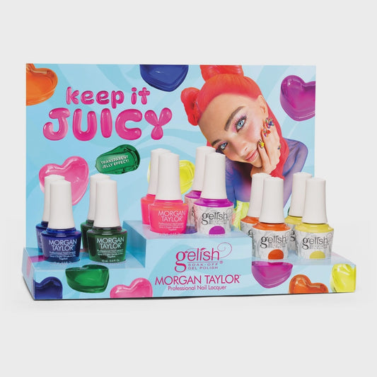 Gelish & Morgan Taylor Summer 2026 Keep It Juicy 12 pc Display 1130117
