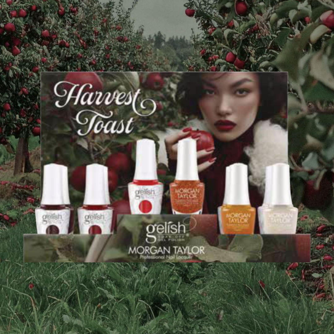 Gelish & Morgan Taylor Winter 2026 Harvest Toast 12 pc Display 1130123
