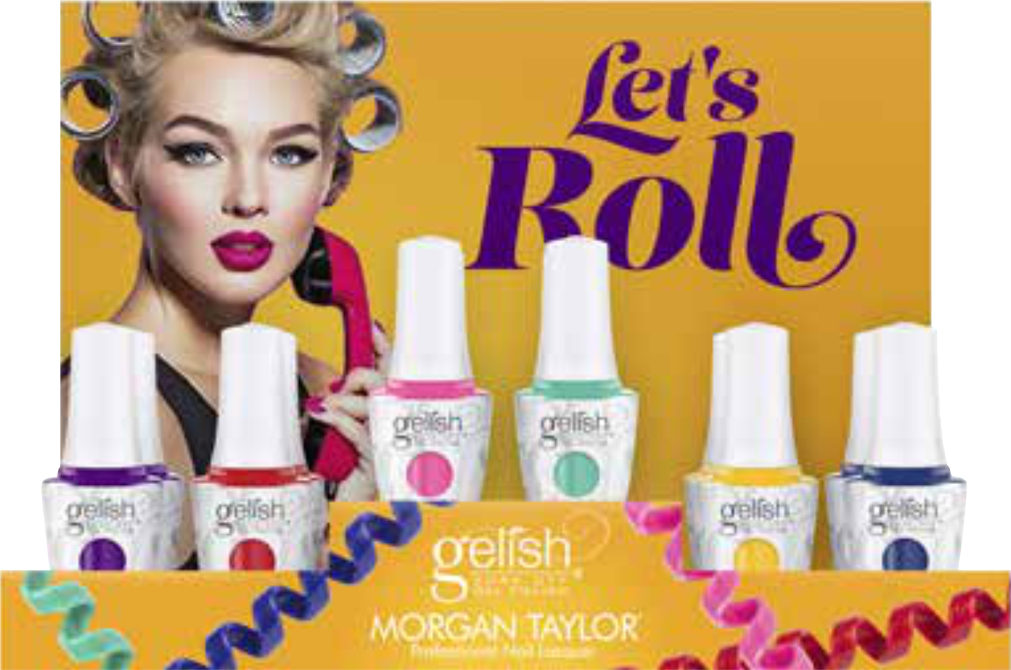 Gelish Soak Off Gel 6 pc Let's Roll collection for Summer 2025 #1130100