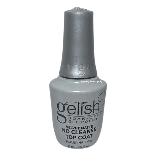 Gelish Velvet Matte No Cleanse Top Coat .5 oz / 15ml #1148135