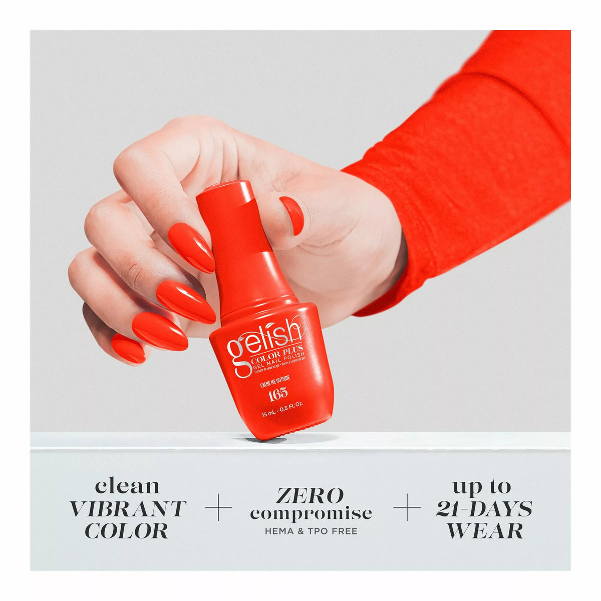 Gelish Color Plus Gel Color 165 Cache Me Outside 0.5 fl oz #1510165