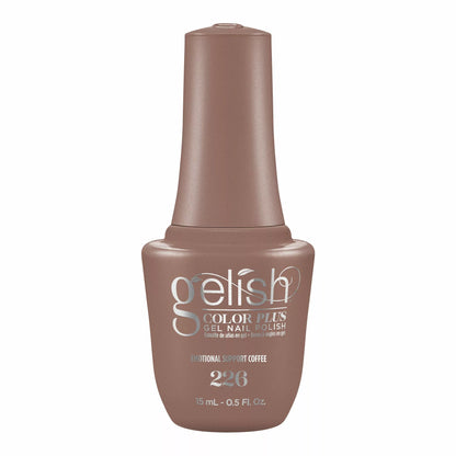 Gelish Color Plus Gel Color 226 Emotional Support Coffee 0.5 fl oz #1510226