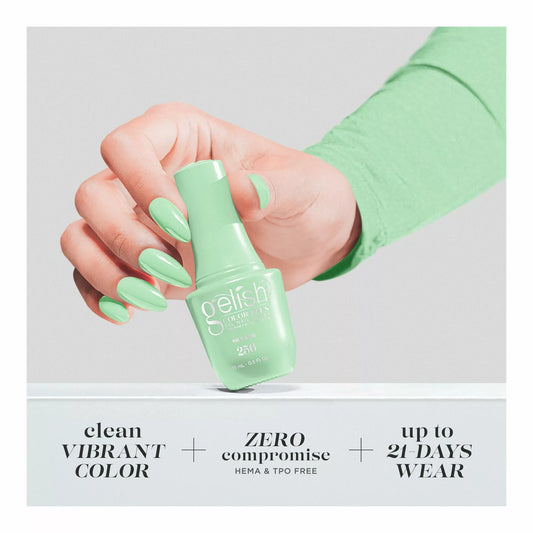 Gelish Color Plus Gel Color 256 Mint To Be Cool 0.5 fl oz #1510256