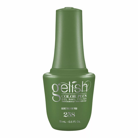 Gelish Color Plus Gel Color 258 Olive This For You 0.5 fl oz #1510258