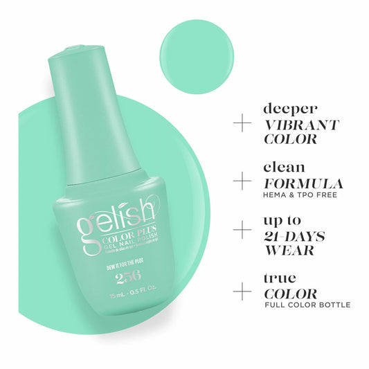 Gelish Color Plus Gel Color 265 Dew It For The Plot 0.5 fl oz #1510265