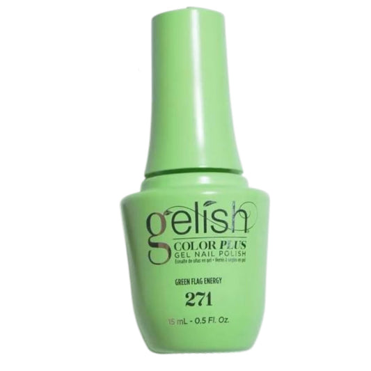 Gelish Color Plus Gel Color 271 Green Flag Energy 0.5 fl oz #1510271