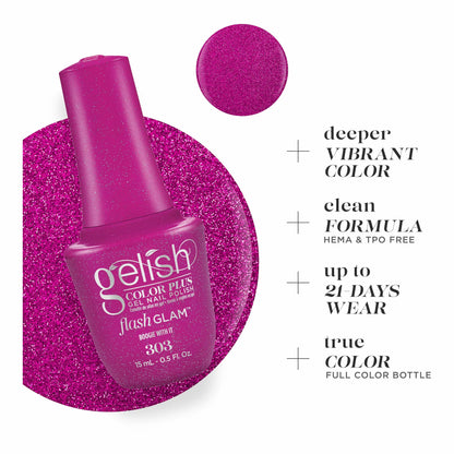 Gelish Color Plus Gel Color 303 Boogie With it 0.5 fl oz #1510303