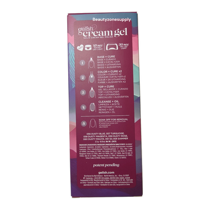 Gelish Cream Gel 6pc Palette - Elegant Beauty #1121822