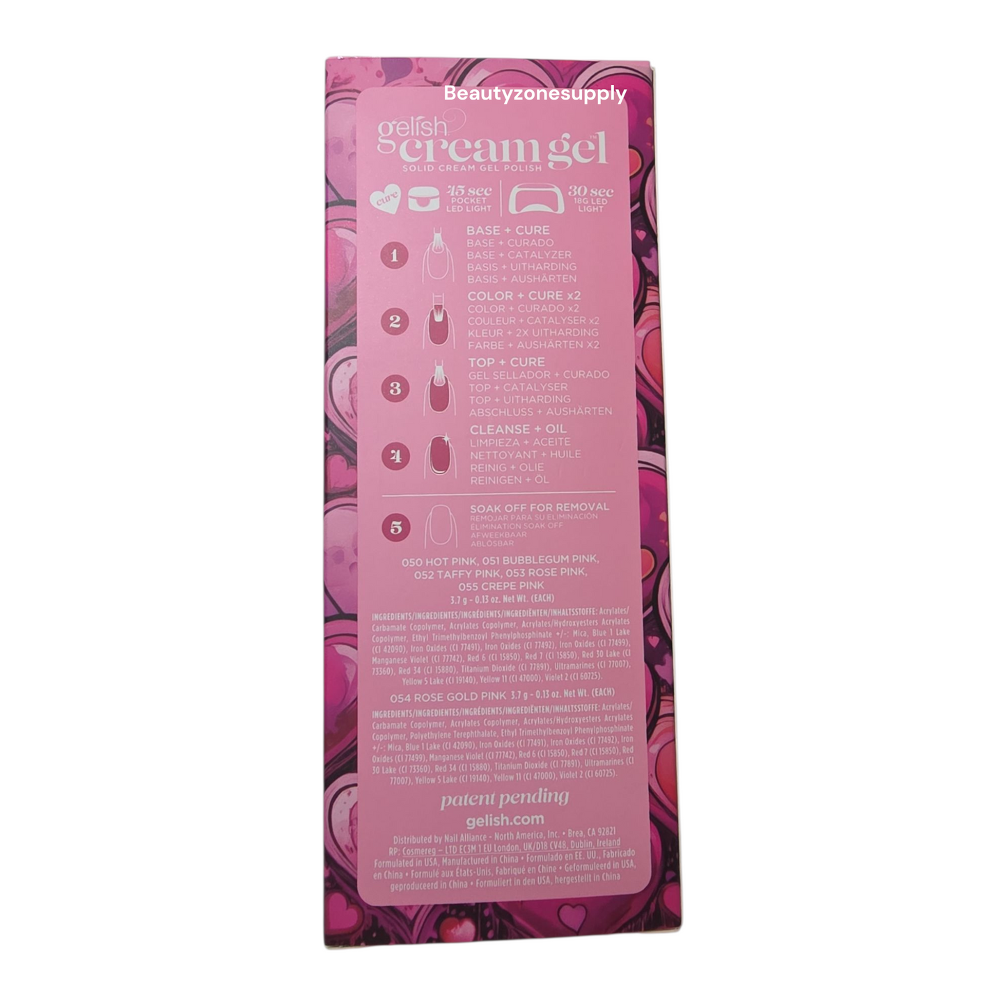 Gelish Cream Gel 6pc Palette - Polished Pinks #1121821