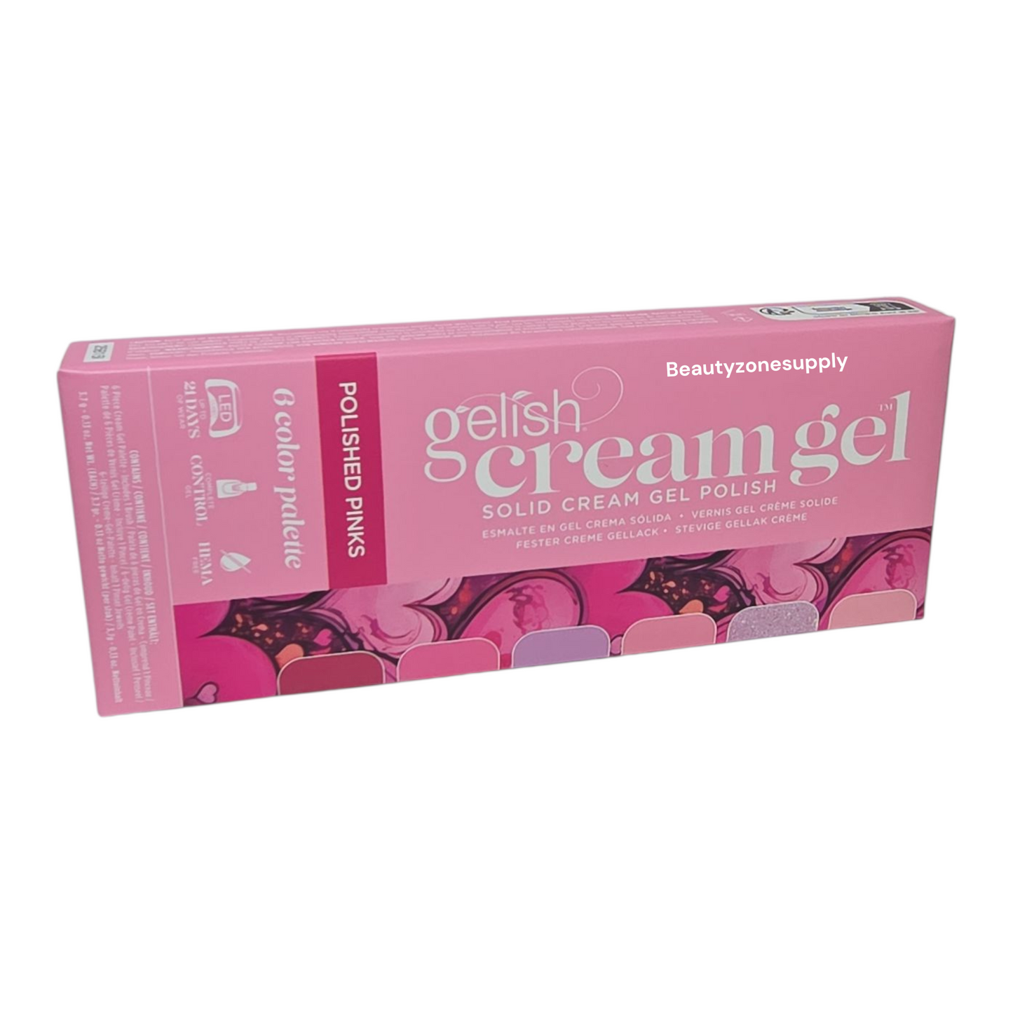 Gelish Cream Gel 6pc Palette - Polished Pinks #1121821