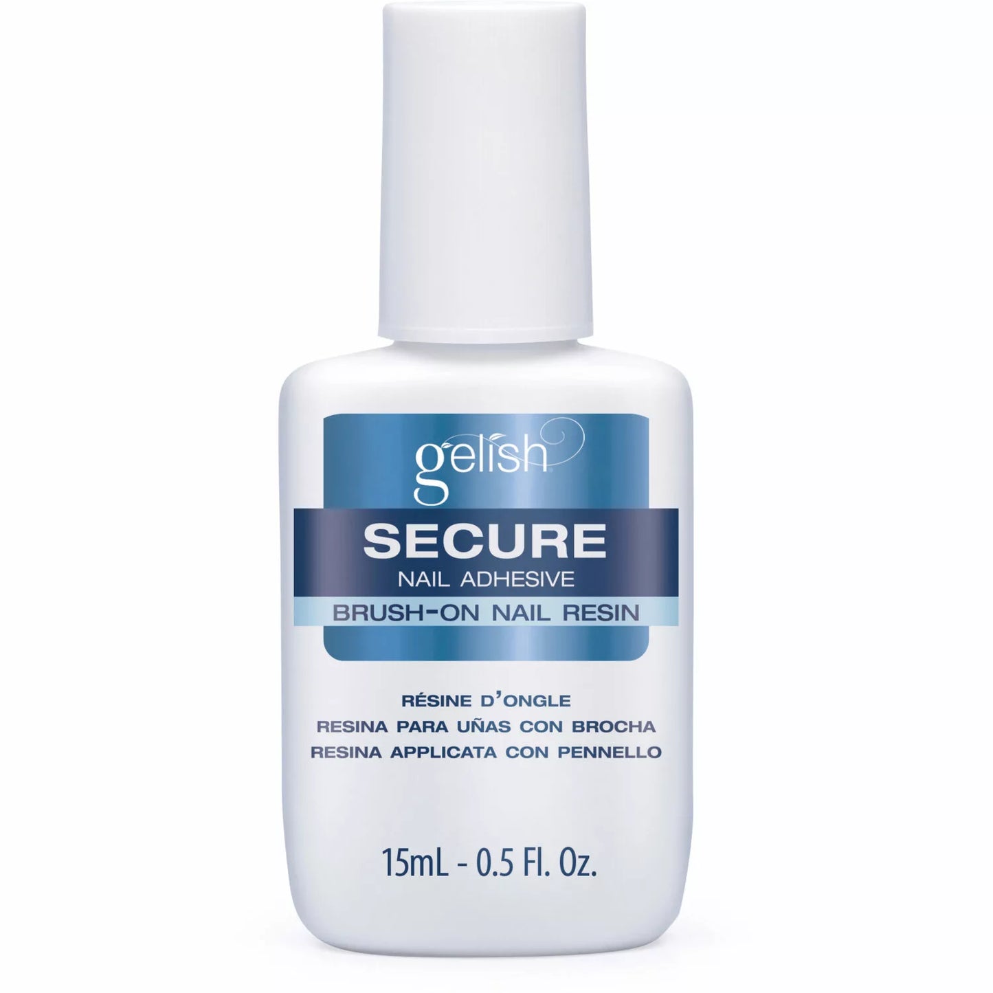 Harmony Secure Nail Adhesive Brush-on Nail Resin 0.5oz