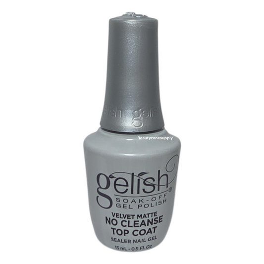 Gelish Velvet Matte No Cleanse Top Coat .5 oz / 15ml #1148135
