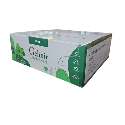 Gelixir Pedi 4 In 1 Pack Bubble Sugar Mask Lotion Case 60 sets
