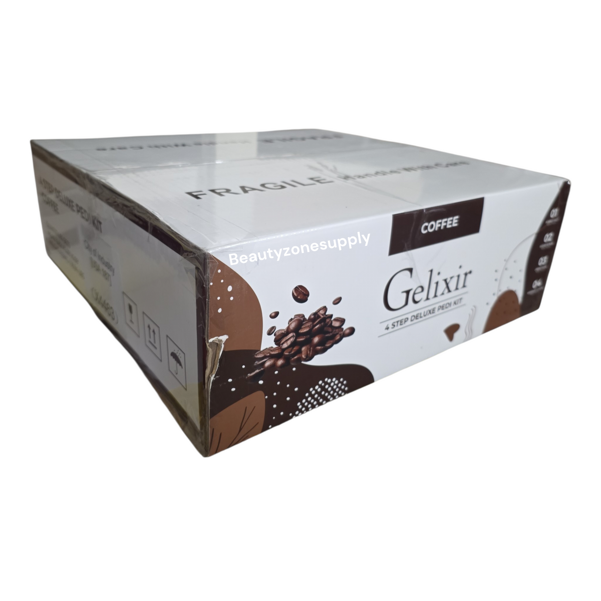 Gelixir Pedi 4 In 1 Pack Bubble Sugar Mask Lotion Case 60 sets