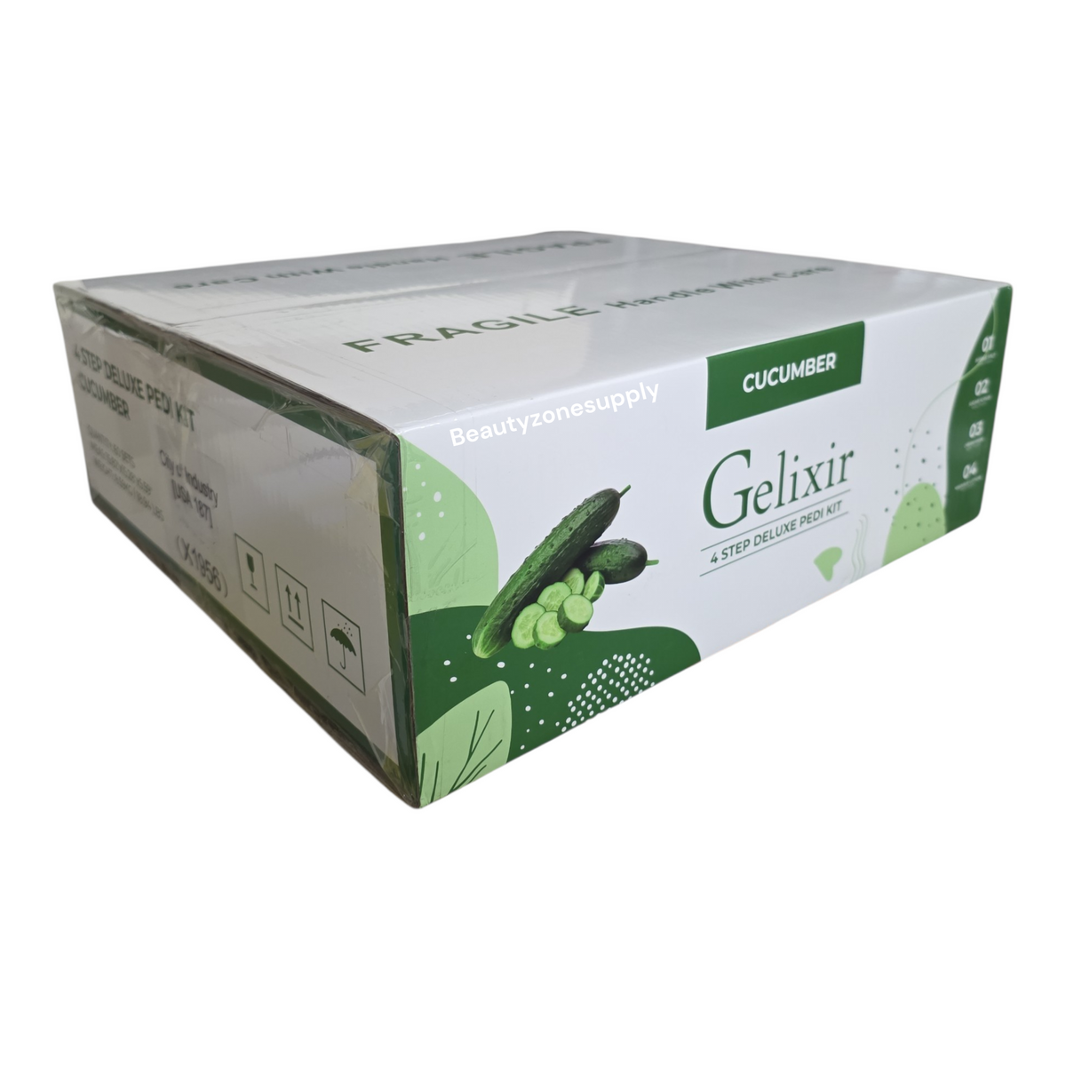 Gelixir Pedi 4 In 1 Pack Bubble Sugar Mask Lotion Case 60 sets