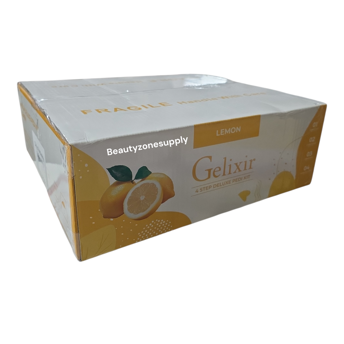 Gelixir Pedi 4 In 1 Pack Bubble Sugar Mask Lotion Case 60 sets