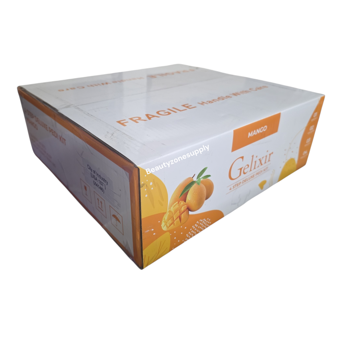 Gelixir Pedi 4 In 1 Pack Bubble Sugar Mask Lotion Case 60 sets