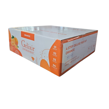 Gelixir Pedi 4 In 1 Pack Bubble Sugar Mask Lotion Case 60 sets