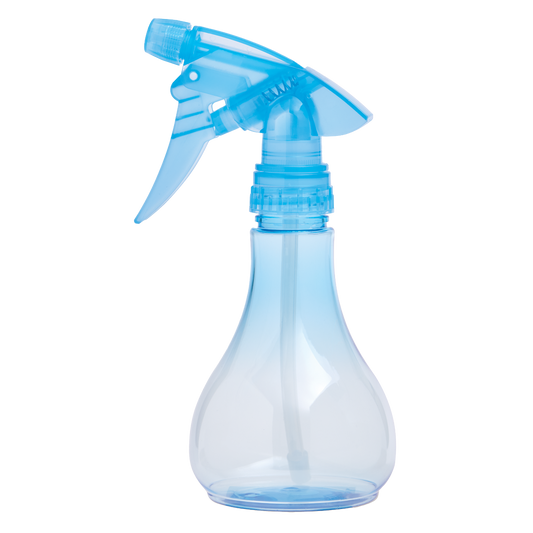 Genie Spray Bottle translucent blue bottle with trigger 9oz