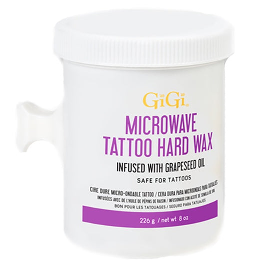 GiGi Wax Tattoo Hard Wax Microwave Formula 8 oz #36610