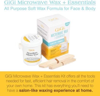 GiGi Microwave Wax Essentials Brazilian Bikini Wax #64503