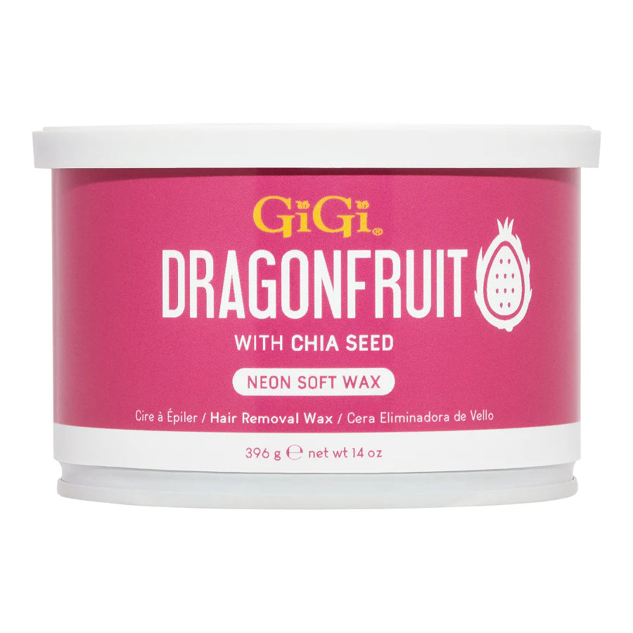 GiGi Wax Can Neon Soft Wax Dragonfruit 14 oz #39882
