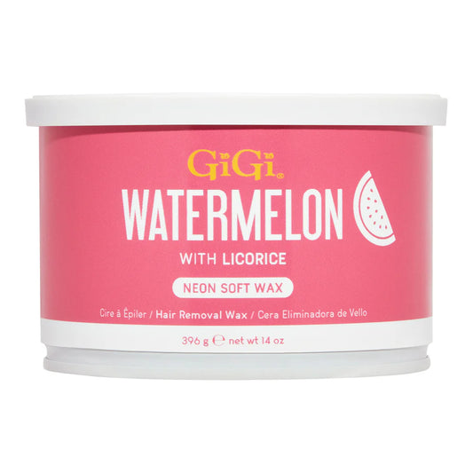GiGi Wax Can Neon Soft Wax Watermelon 14 oz #39880