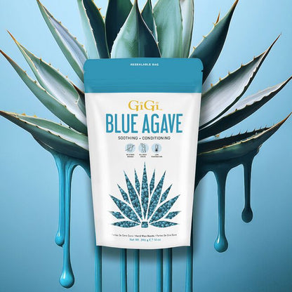 Gigi Hard Wax Blue Agave Hard Wax Beads 14oz 44454