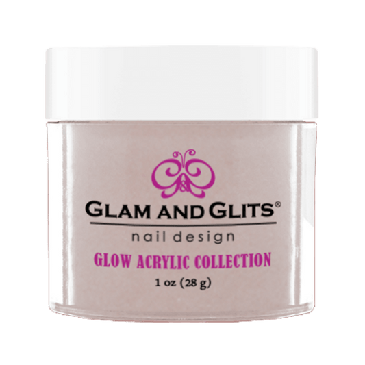 Glam & Glits Glow In The Dark Acrylic (Cream) 1 oz Ligh Up Your Life - GL2005