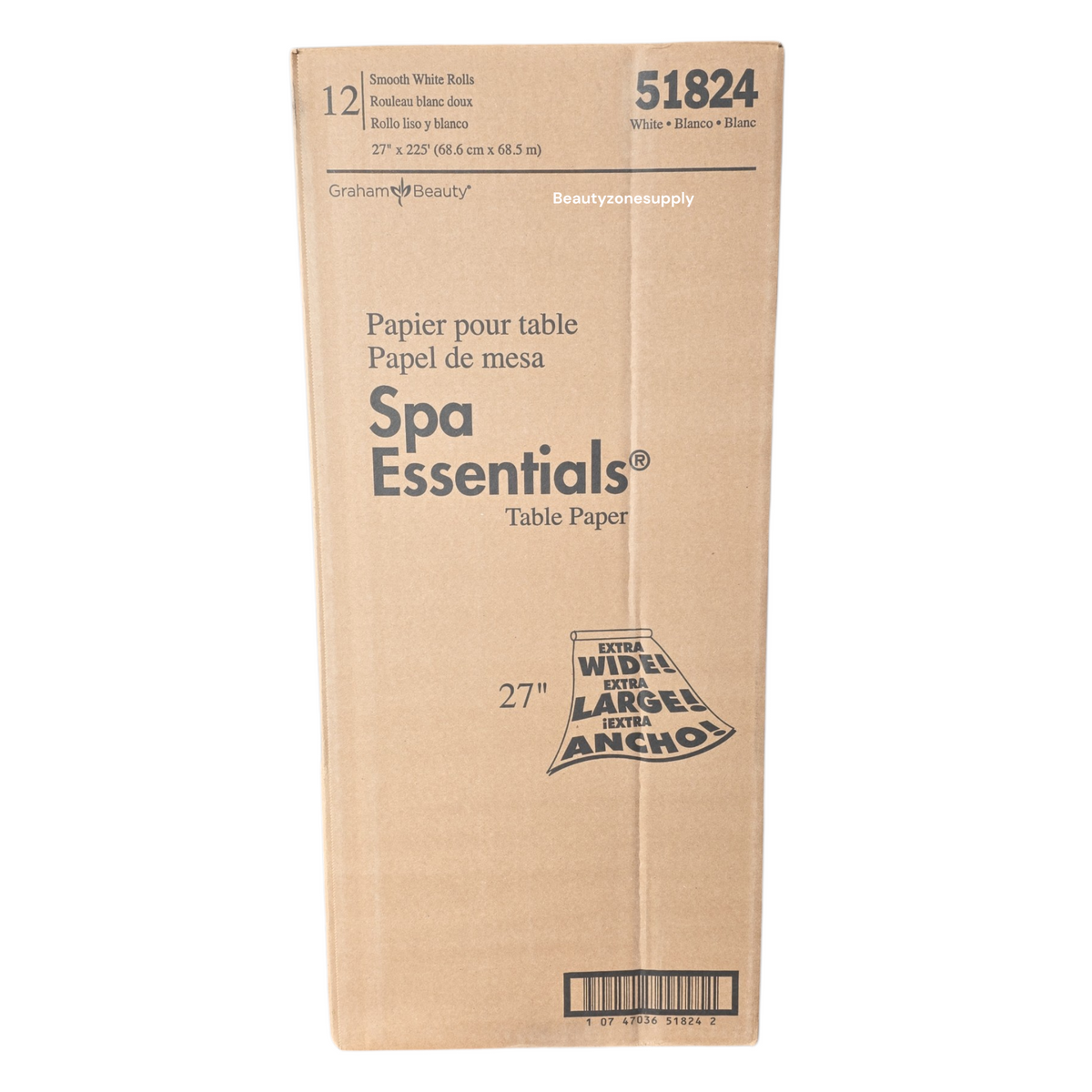 Graham Beauty Spa Essentials Table Paper 27 x 225 in #51824