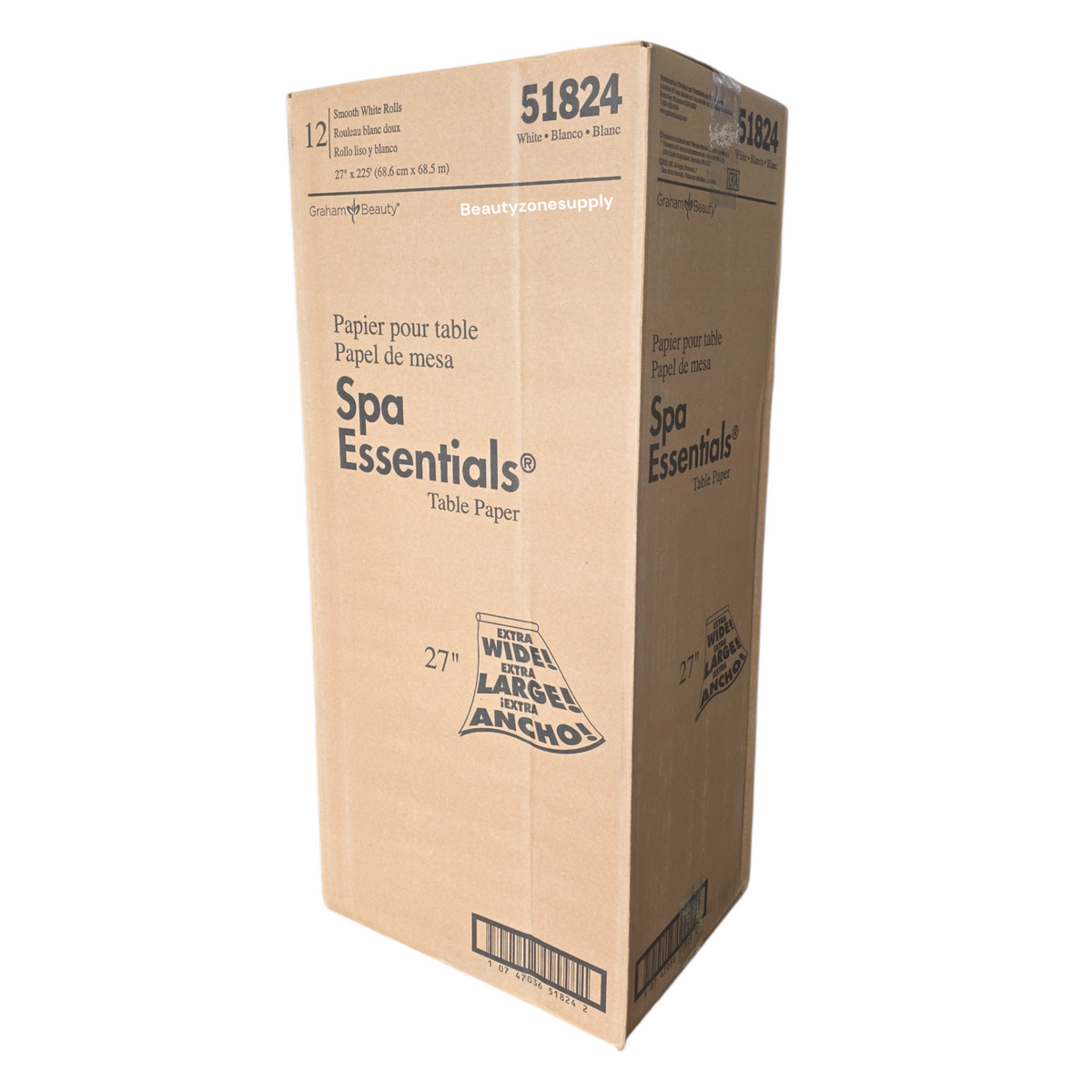 Graham Beauty Spa Essentials Table Paper 27 x 225 in #51824