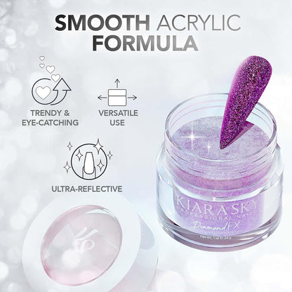 Kiara Sky Diamond FX Acrylic Grape Idea! 1 oz AF04