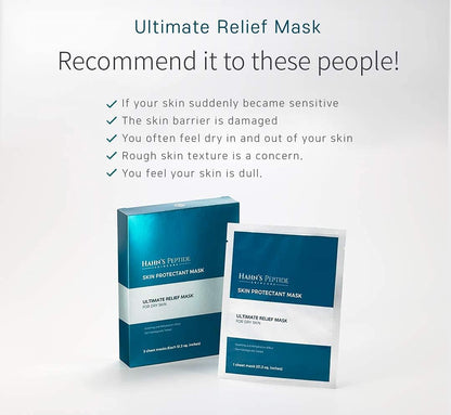 Hahn's Peptide Skin Care Ultimate Relief Mask 5 Sheets