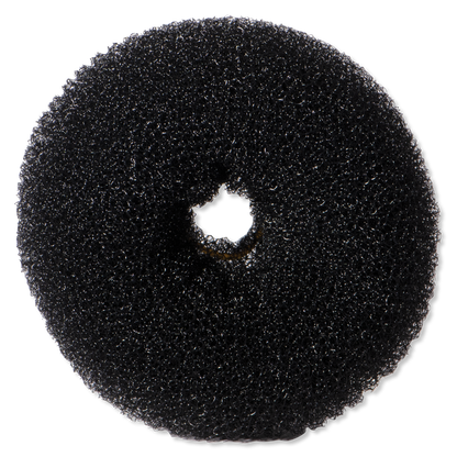 Jumbo Hair Donut, Black - 4-1/4" #HD-28