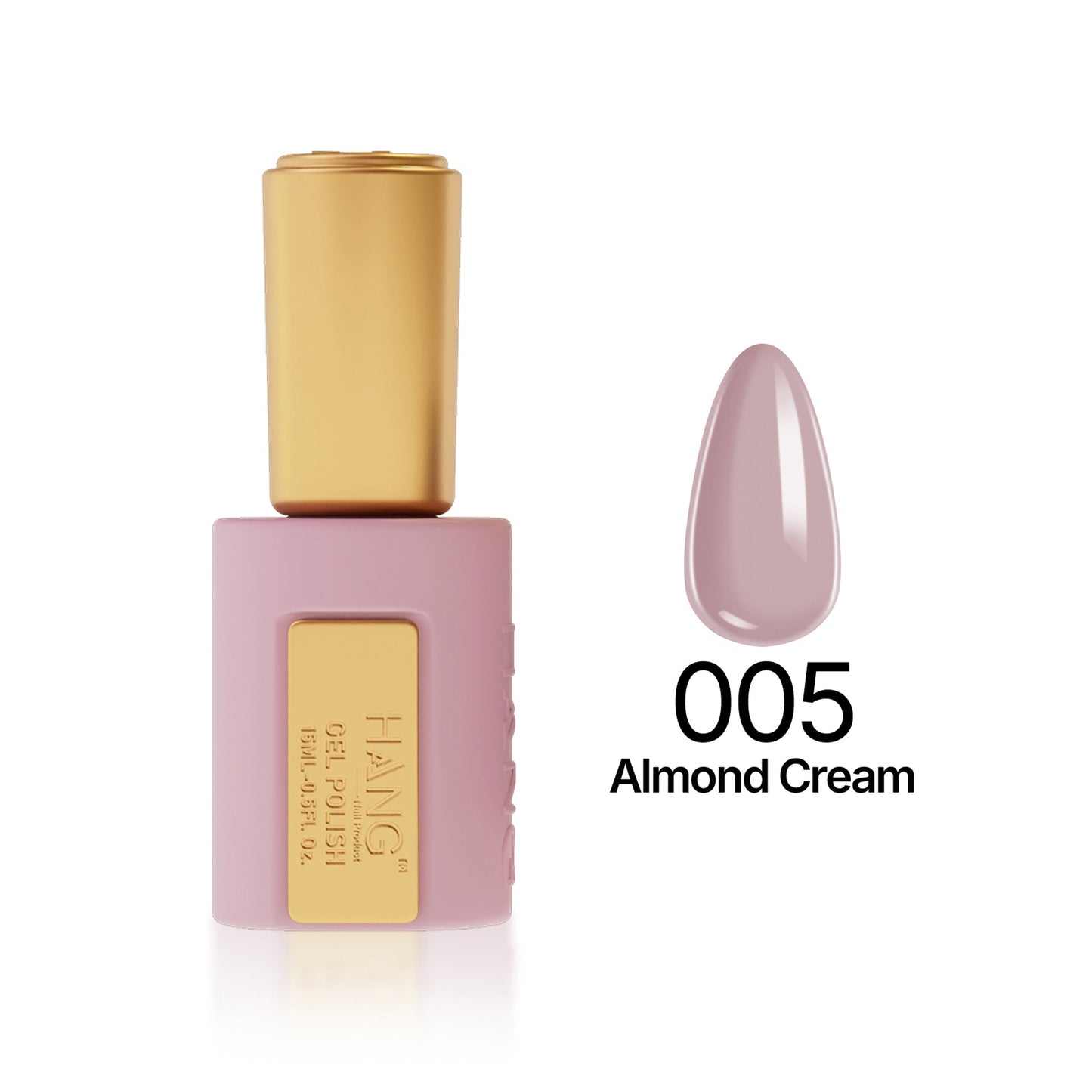 Hang 4 in 1 Gel Premium 005 Almond Cream – 0.5 oz