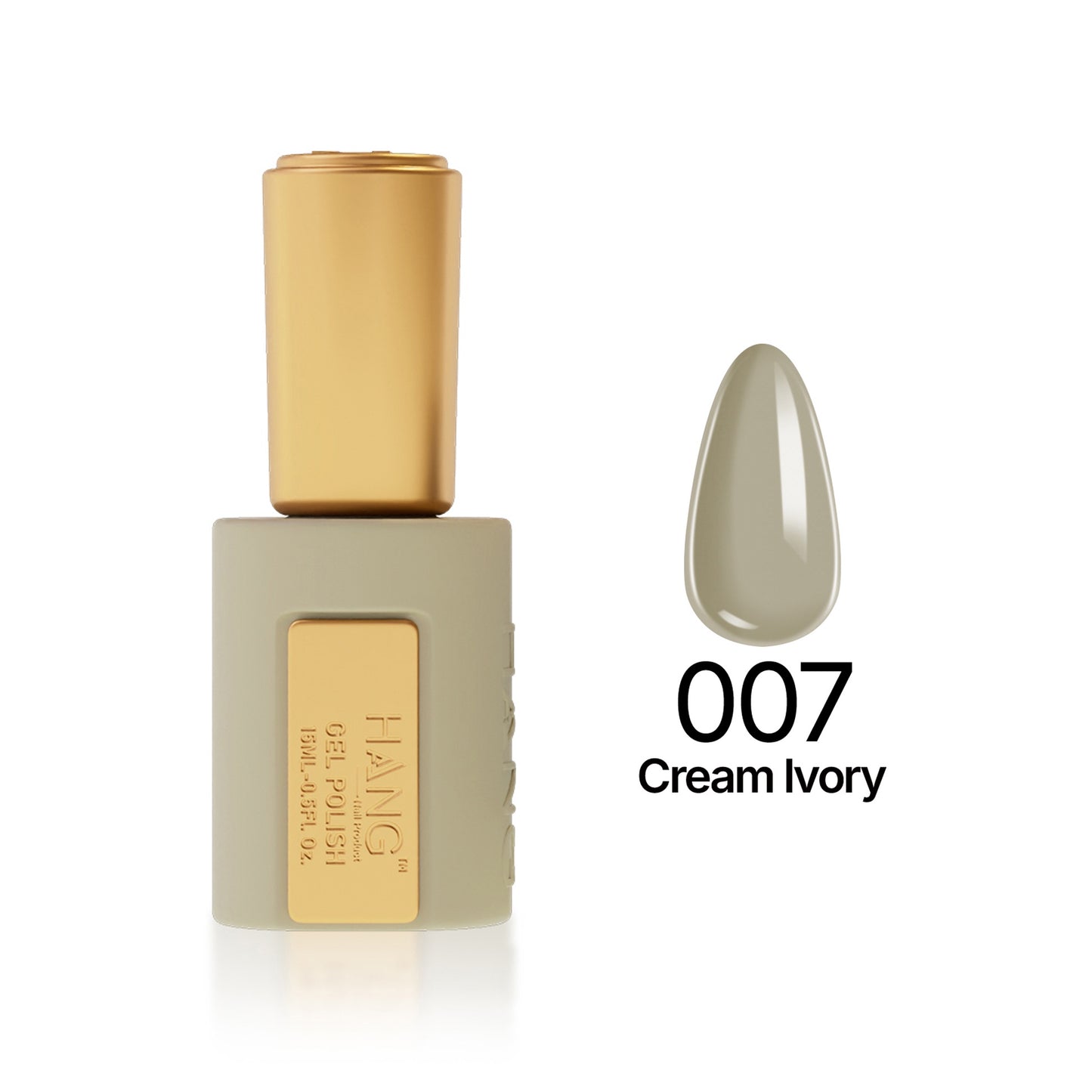 Hang 4 in 1 Gel Premium 007 Cream Ivory – 0.5 oz