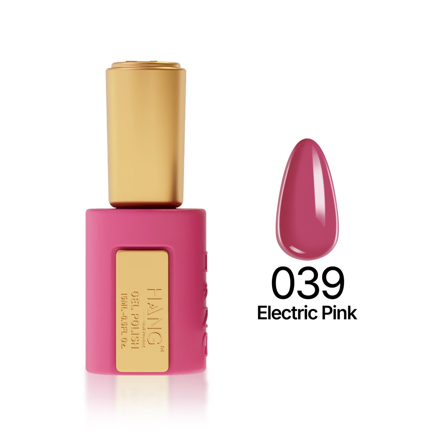 Hang 4 in 1 Gel Premium 039 Electric Pink– 0.5 oz