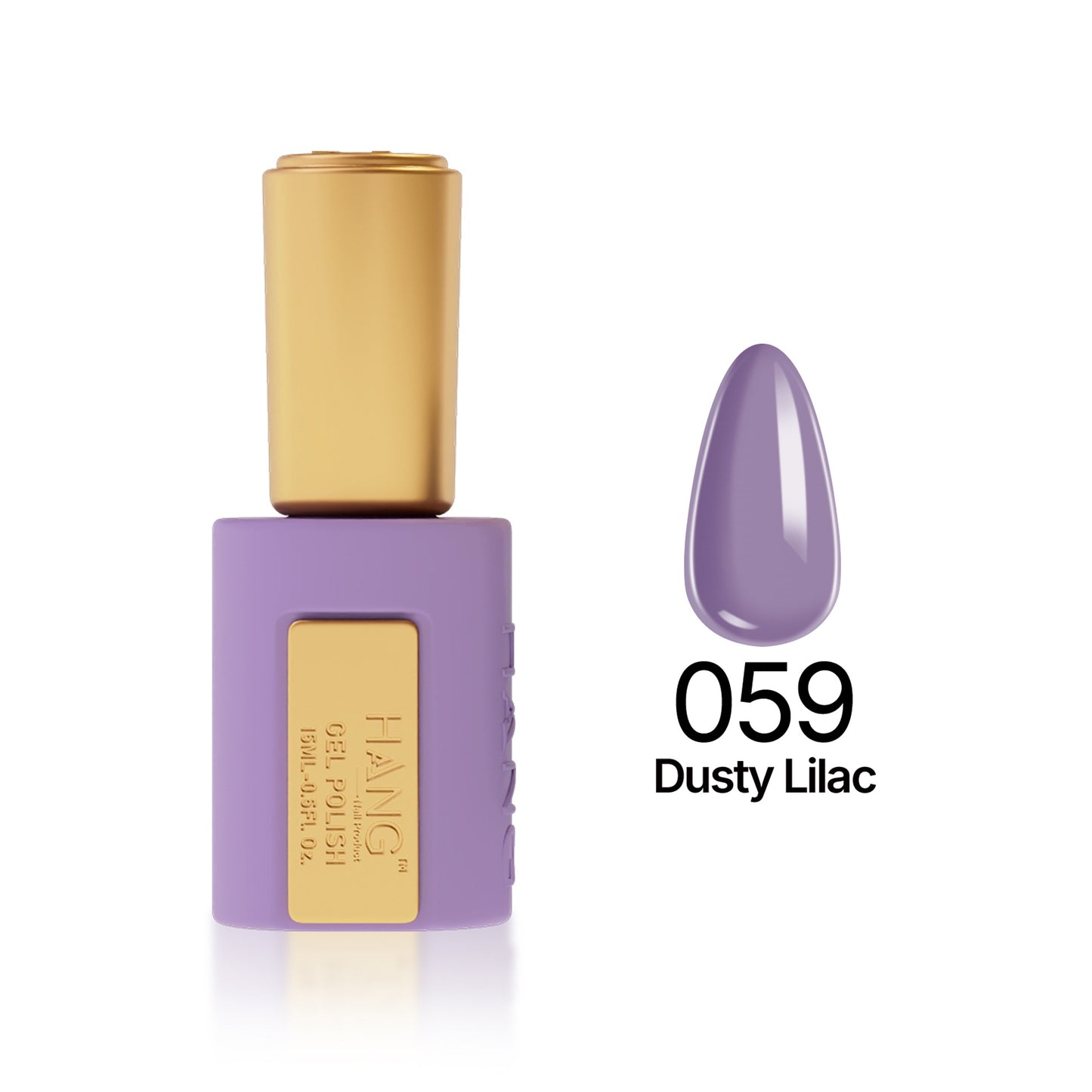Hang 4 in 1 Gel Premium 059 Dusty Lilac– 0.5 oz