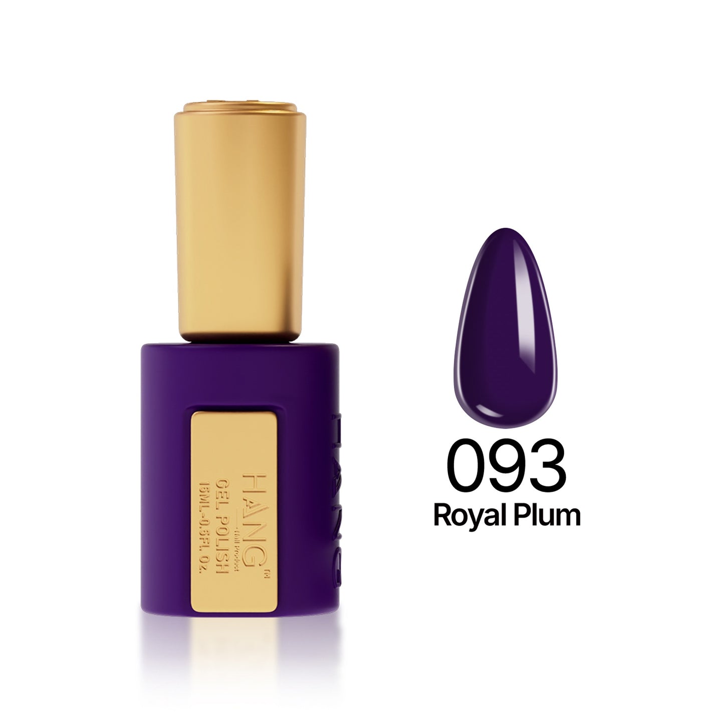 Hang 4 in 1 Gel Premium 093 Royal Plum–0.5 oz