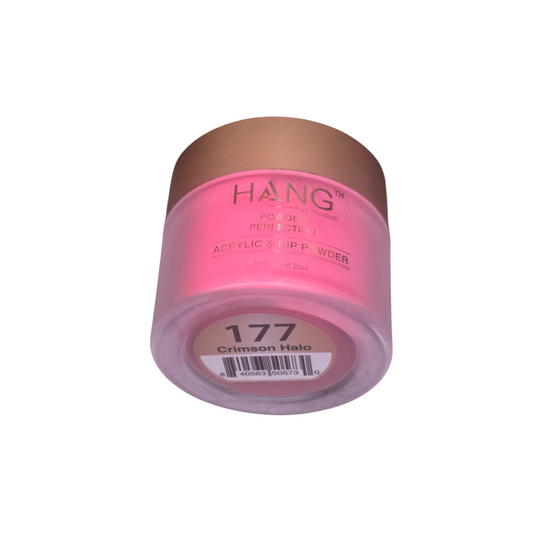 Beauty Zone Nail Supply Hang 4 in 1 Winter Lights Collection 177 Crimson Halo acrylic and dip powder jar