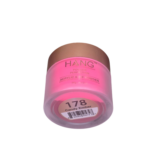 Beauty Zone Nail Supply Hang 4 in 1 Winter Lights Collection 178 Candy Ember acrylic and dip powder jar
