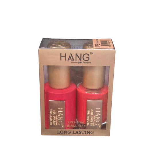 Beauty Zone Nail Supply Hang 4 in 1 Winter Lights Candy Ember gel and lacquer set in vibrant red shades