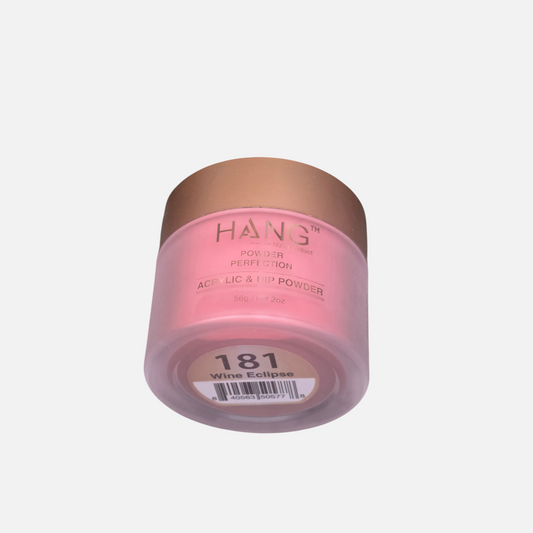 Beauty Zone Nail Supply Hang 4 in 1 Winter Lights Collection 181 Wine Eclipse dip powder jar