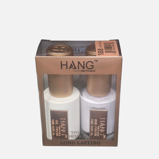 Beauty Zone Nail Supply Hang 4 in 1 Winter Lights Collection 188 Linen Touch gel polish and lacquer duo set